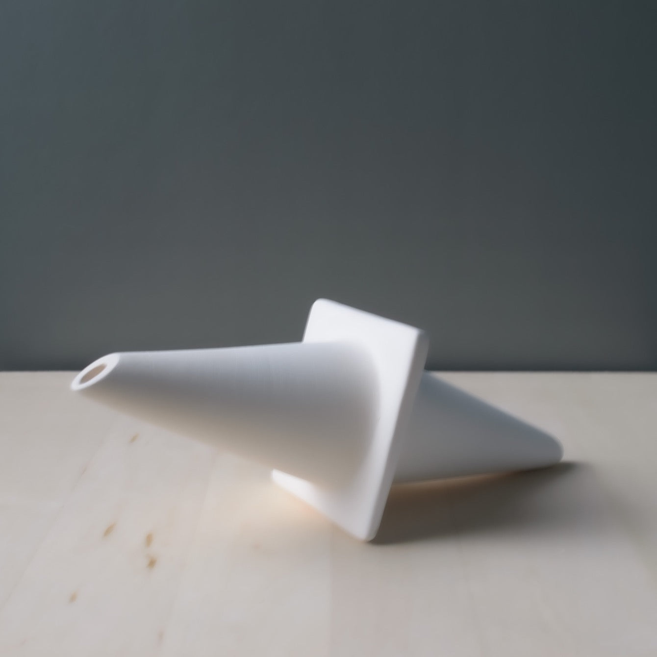 Simply Laying Vase – White